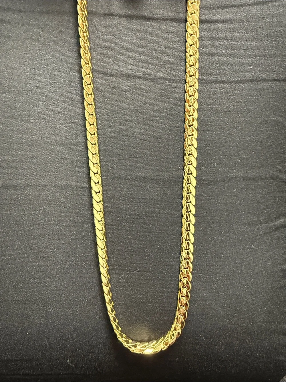 14K Gold-Filled Curb/Cuban Chain Necklace for Men - 24”